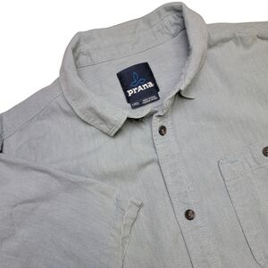 prAna Jaffra Organic Cotton Button-Down Shirt